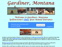 Tablet Screenshot of gardiner-montana.com